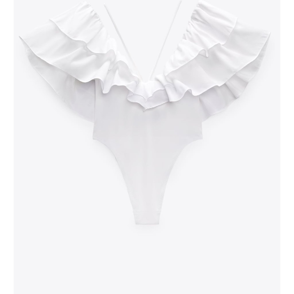 LARGE RUFFLE SWIMSUIT - Picture 3 of 3